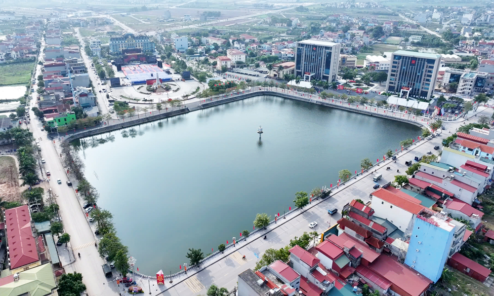 Viet Yen a key industrial region, modern and civilized urban area